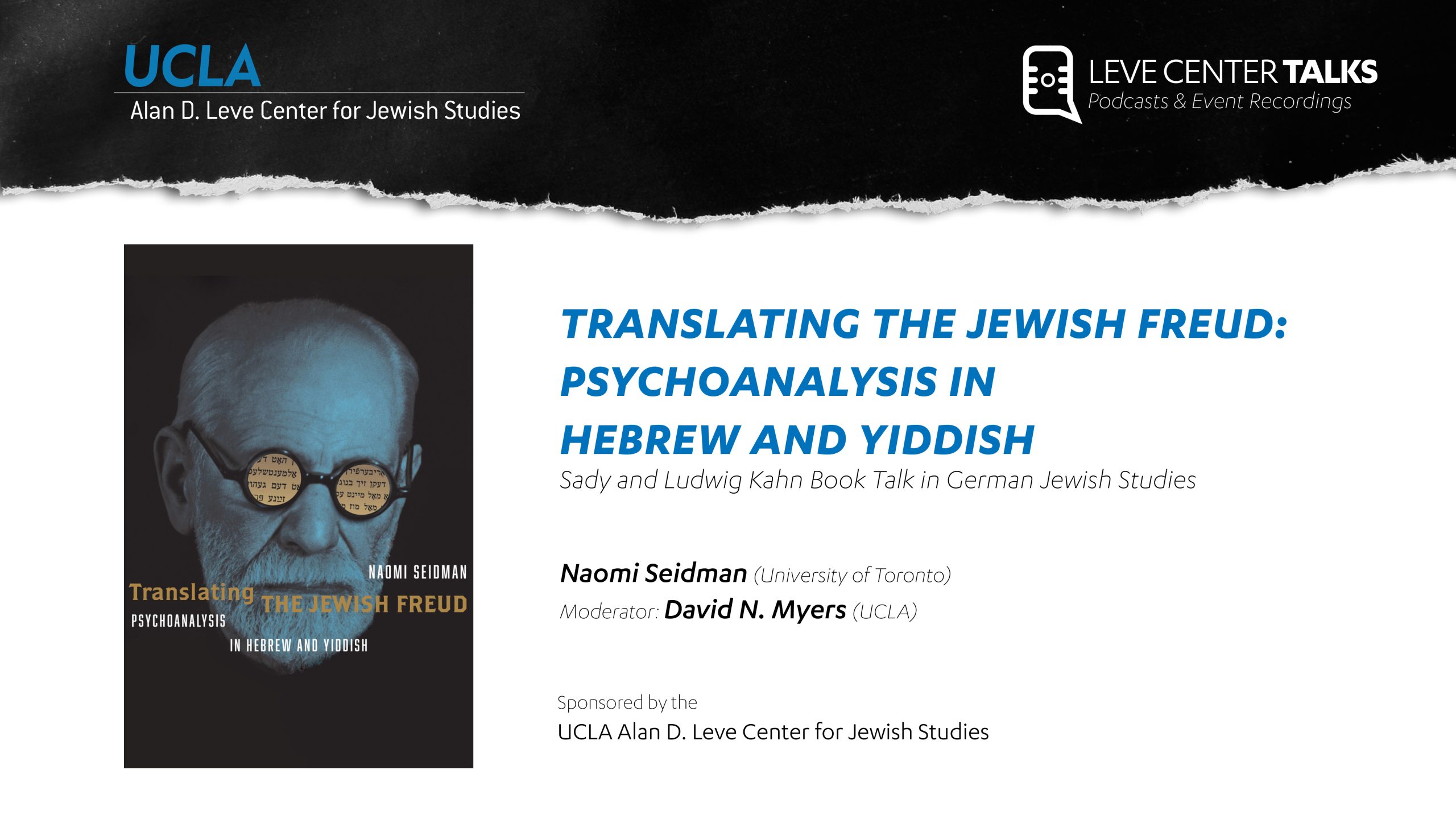 Translating the Jewish Freud: Psychoanalysis in Hebrew and Yiddish