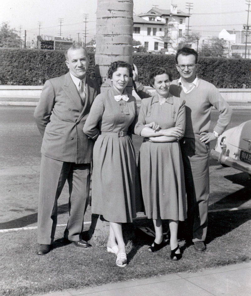 The Fincis in Los Angeles, 1950
