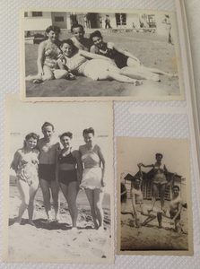 Rose with friends at the beach near Rome.