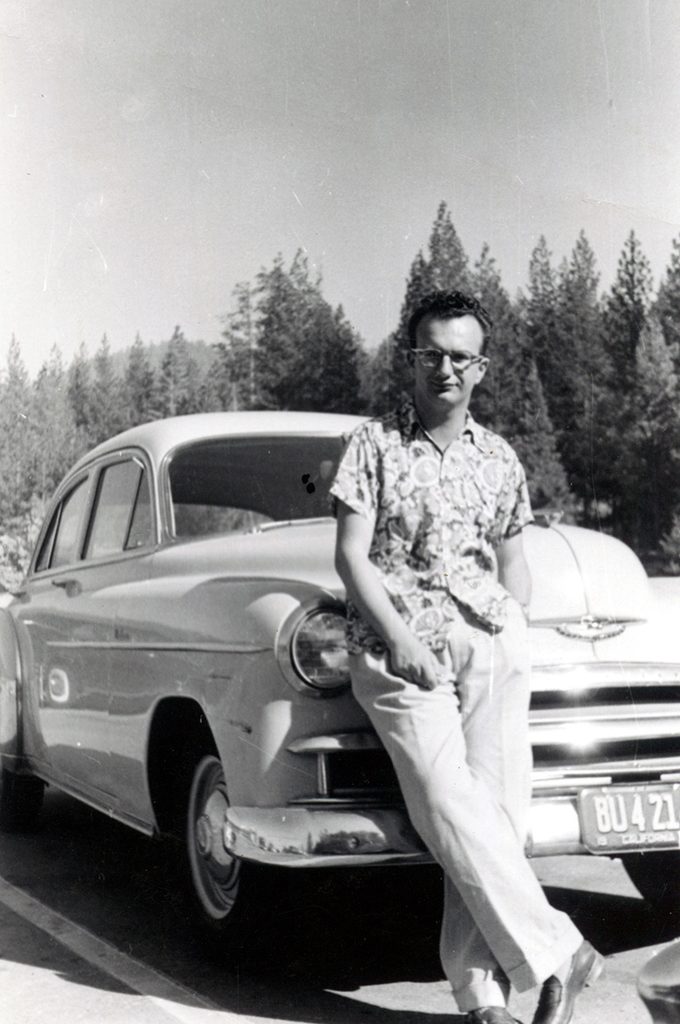Al in front of car